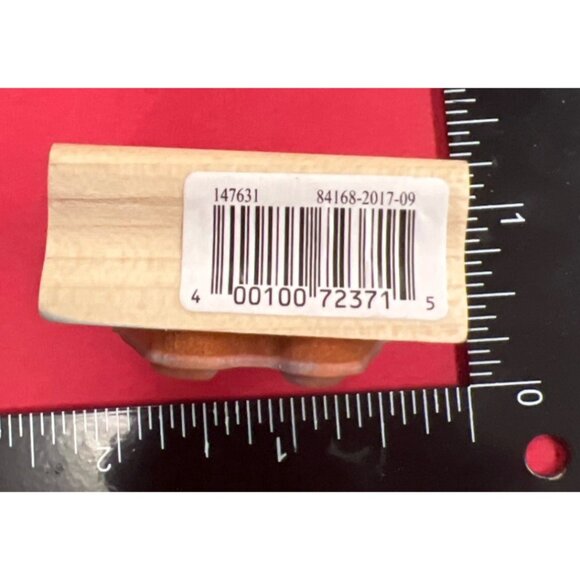 2017 Recollections Baby Footprint wood mounted Rubber Stamp 147631 Baby Feet - Picture 3 of 5